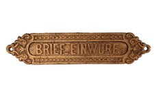 Antiker Briefeinwurf