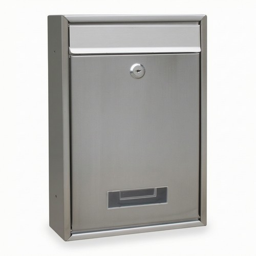 Edelstahl-Briefkasten