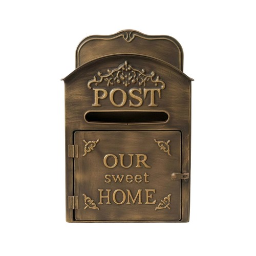 Wandbriefkasten aus metall - aus,