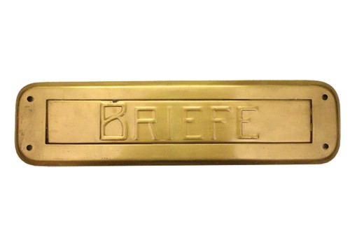 Antiker alter briefeinwurf - antiker,