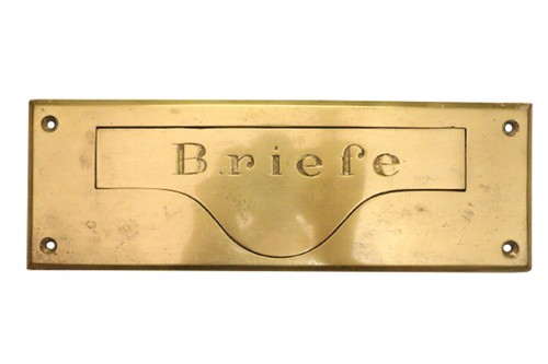Antiker alter briefeinwurf - antiker,