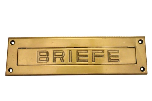 Antiker alter briefeinwurf - alter,