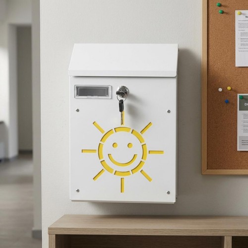 Metallener wandbriefkasten - metallener,