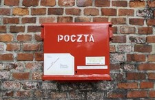 Briefkasten Emaille ROT