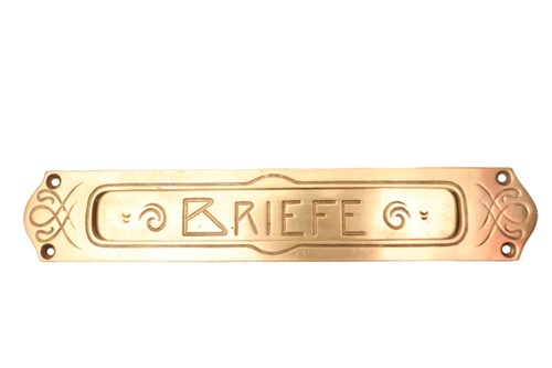 Originale antike briefklappe - originale,