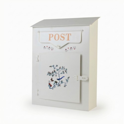 Wandbriefkasten mit vogelmotiv - wandbriefkasten,