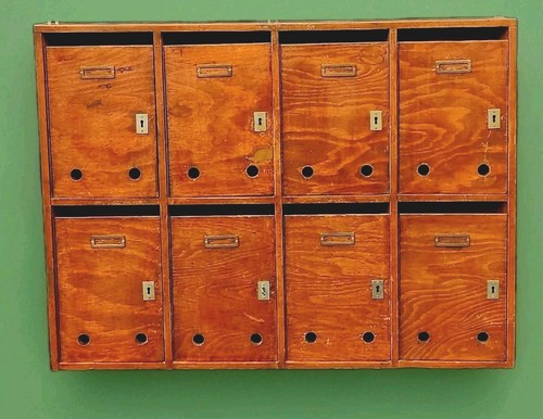 Vintage briefkasten industrie - briefkasten,