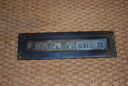 Alter briefeinwurf - alter,