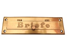 Original antike Briefklappe