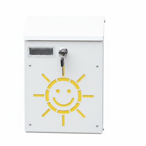 Metallener wandbriefkasten - metallener,